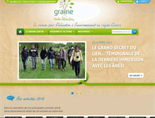 Tablet Screenshot of grainecentre.org